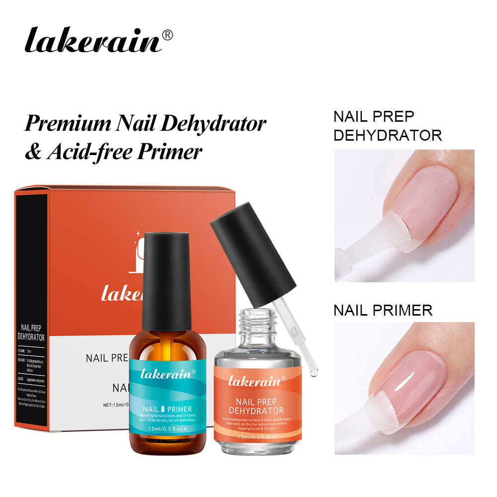 Nail Dehydrator Primer - Set di primer per unghie ad