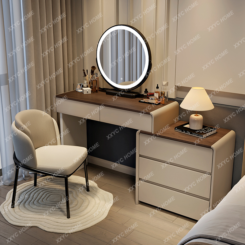 Beauty Makeup Vanity Set - HHAesthetic Specchio da tavolo in legno