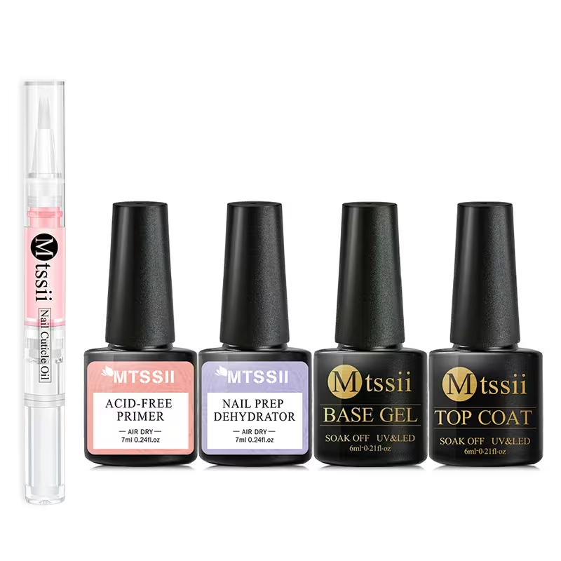 Nail Dehydrator Primer - Set Completo di 5 Gel per