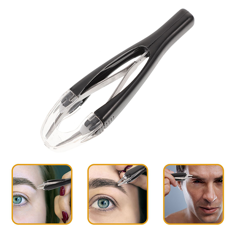 Beauty Hair Makeup - Pinzetta per Sopracciglia Automatica Retrattile, Strumento