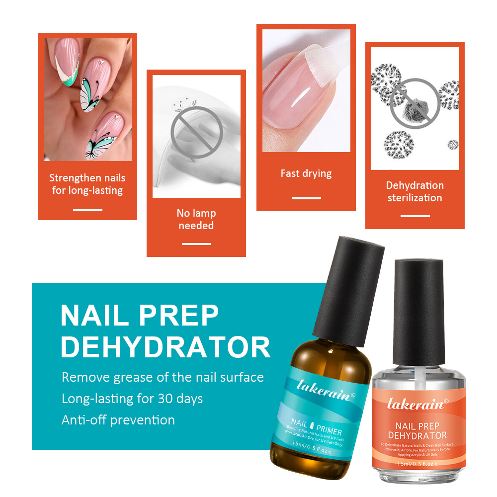 2 pz 15 ml Prep Del Chiodo Dis - Nail Dehydrator Primer recensione e prezzo
