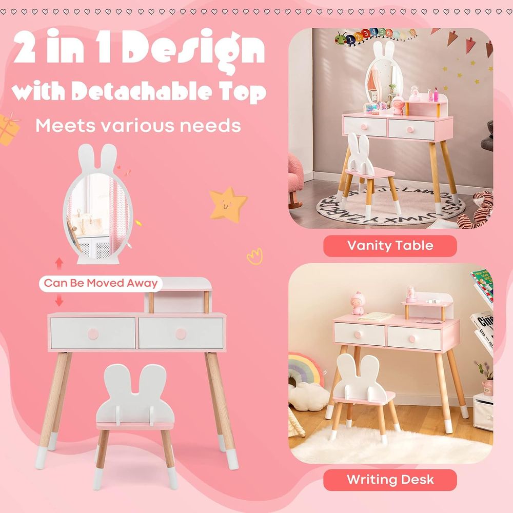 EY Kids Vanity, Set Tavolo e S - Beauty Makeup Vanity Set recensione e prezzo
